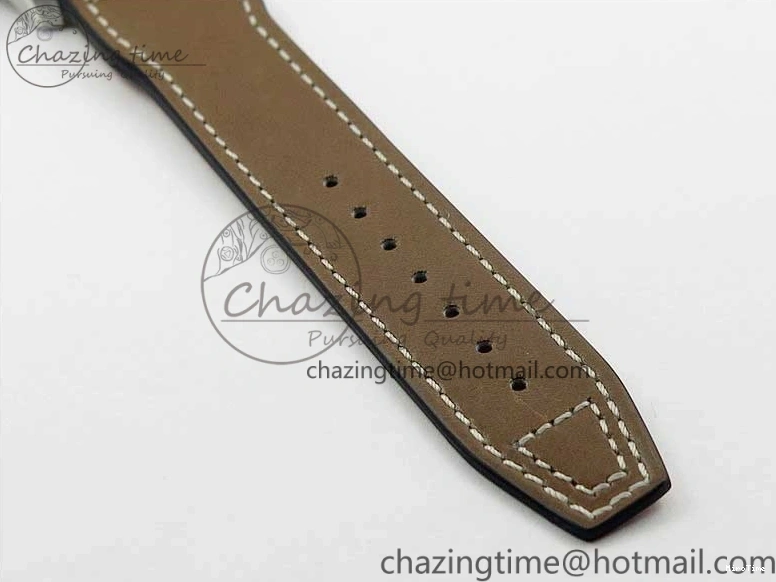 MIROTIME 0109 Pilot Chrono IW377726 ZF 1:1 Best Edition Green Dial on Brown Leather Strap A Trendsetting 7125